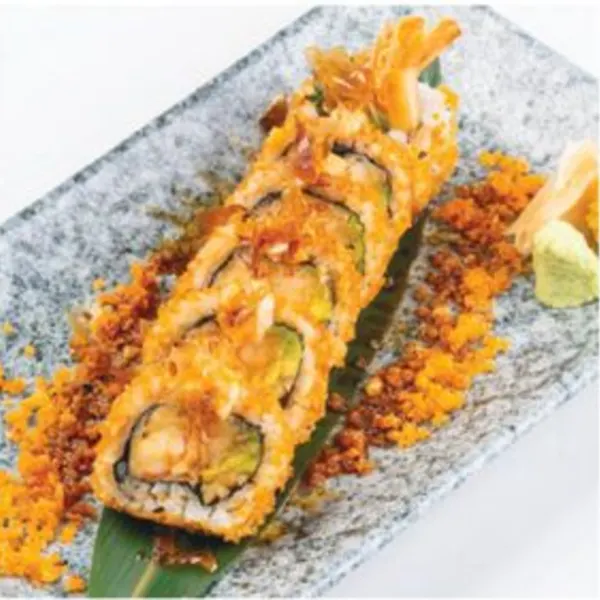 ซูชิโรลกุ้งกรอบ